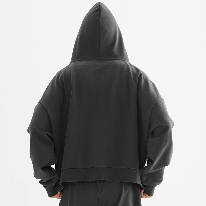 FIVE MEN Short High Versatile Hooded Jacket