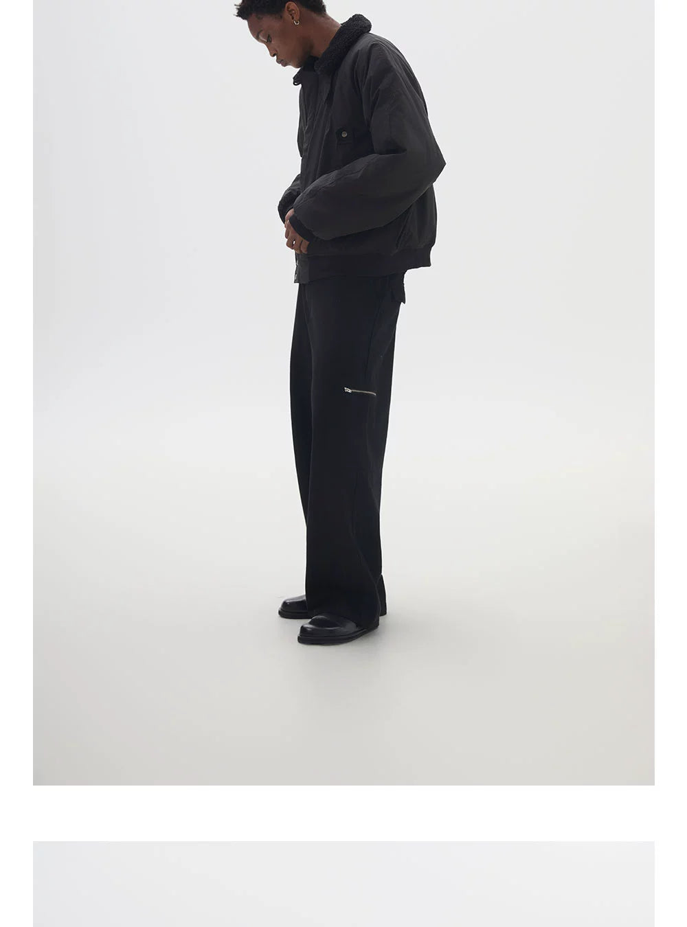 Anniehall Twill Anti-Wrinkle Comfortable Zipper Overalls