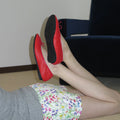 Maltelle Belt Buckle Bow Round Head Shoes