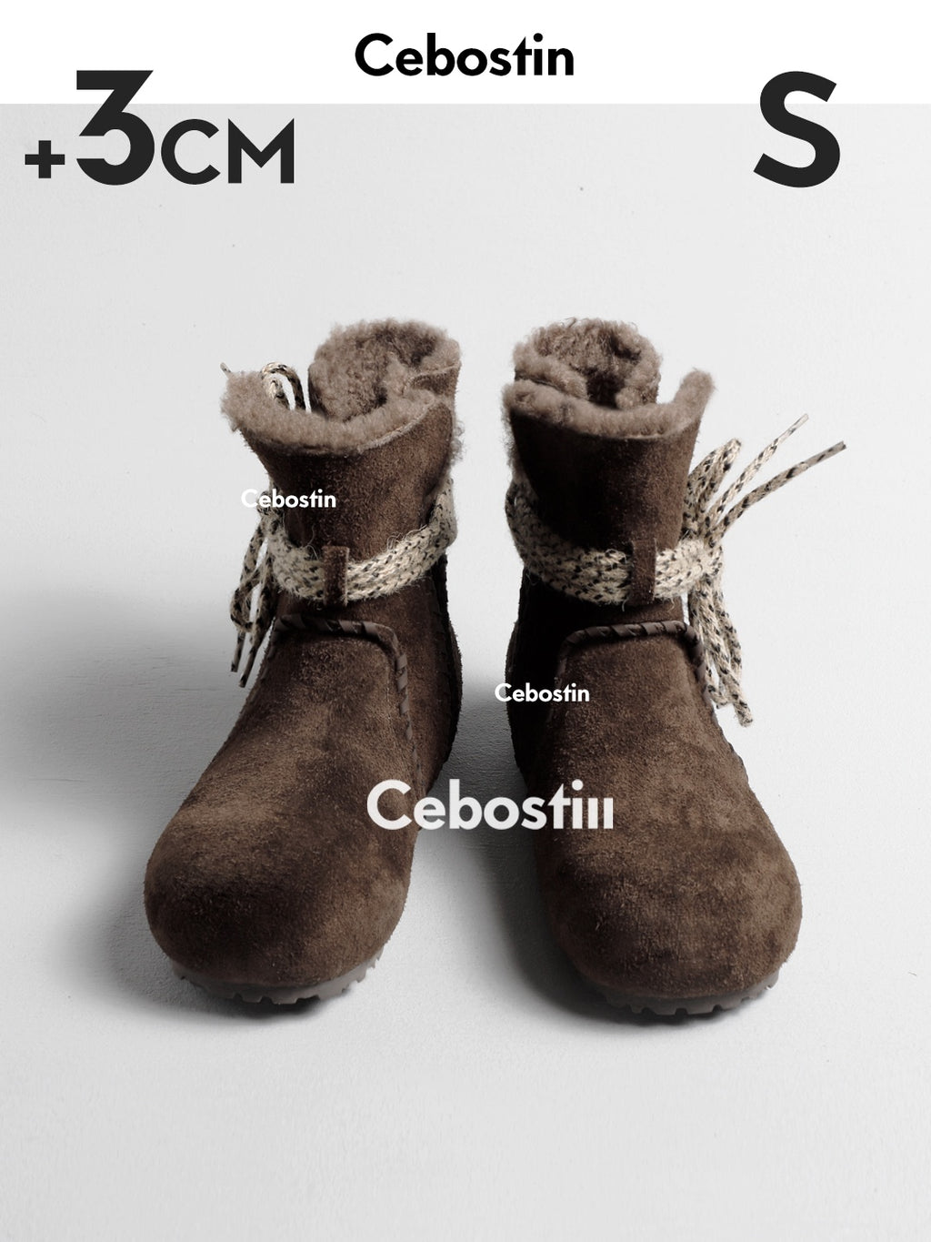 Cebostin Cow Velvet Thermal Boots
