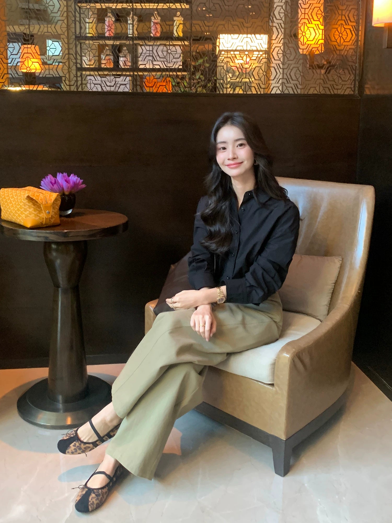Pusumede High Waist Wide Leg Pants