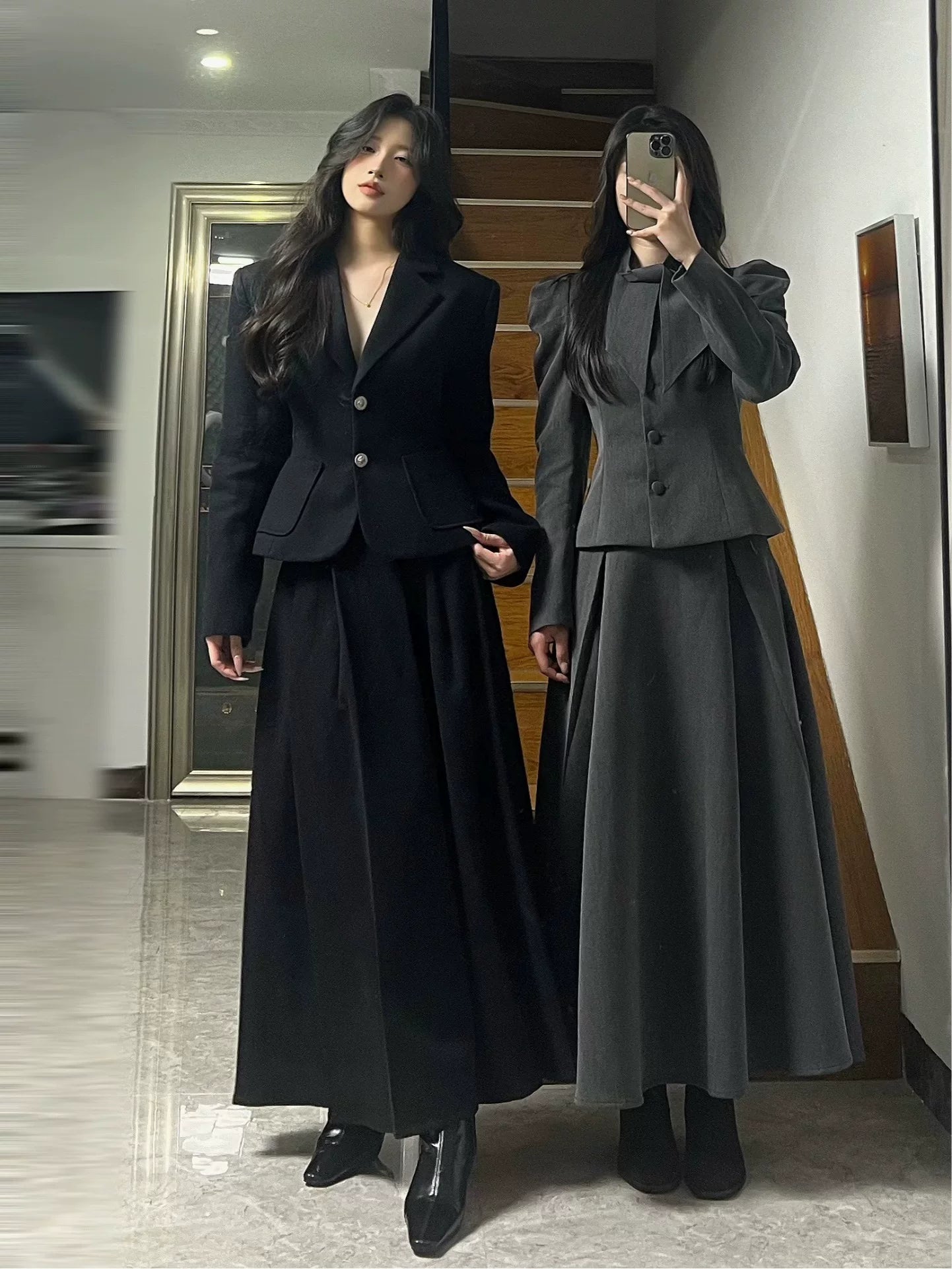 PANPANSTUDIO Minimalist Skinny Wool Set