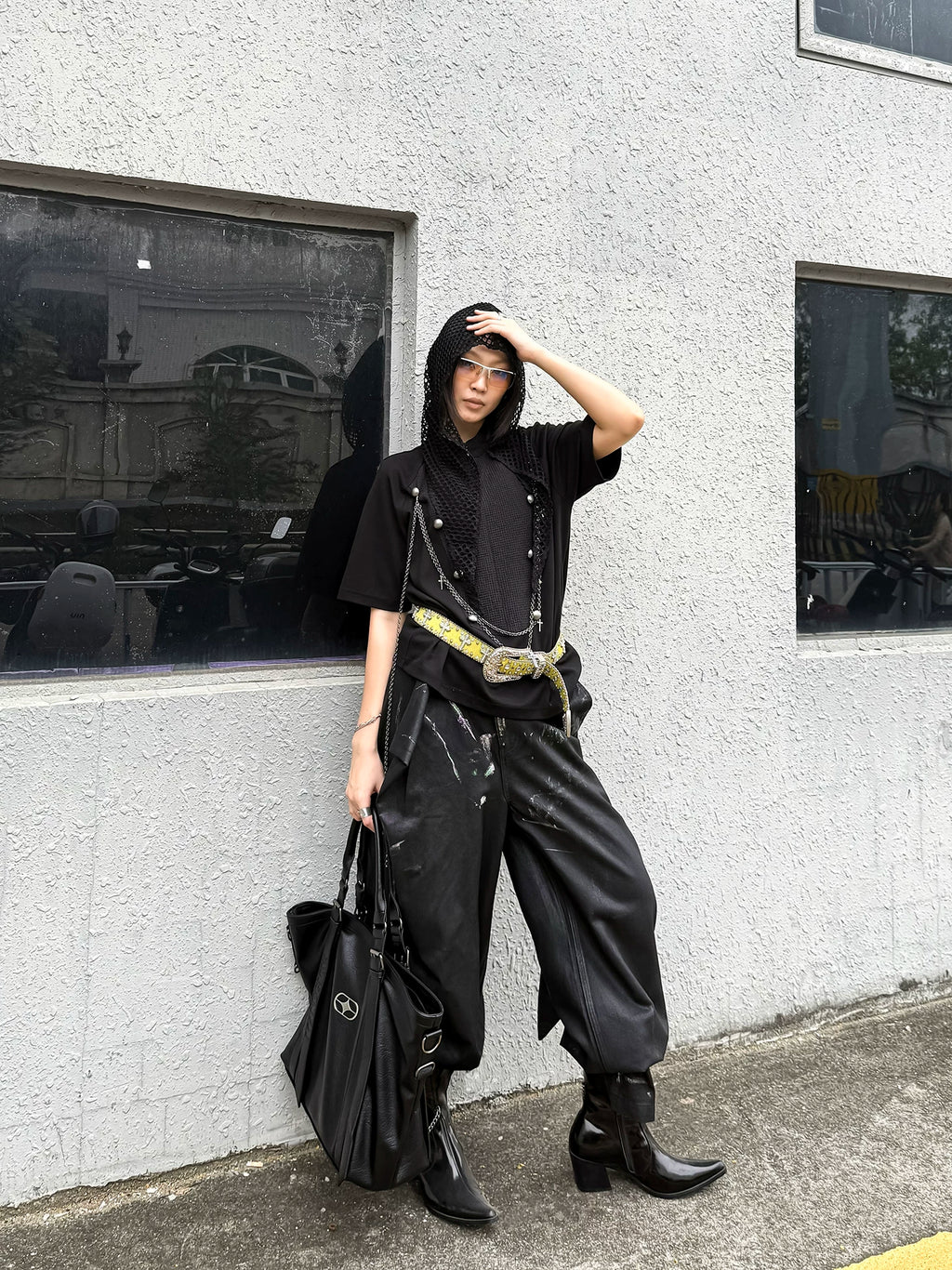 TZ Killer Removable Necklace Splicing Loose Tee