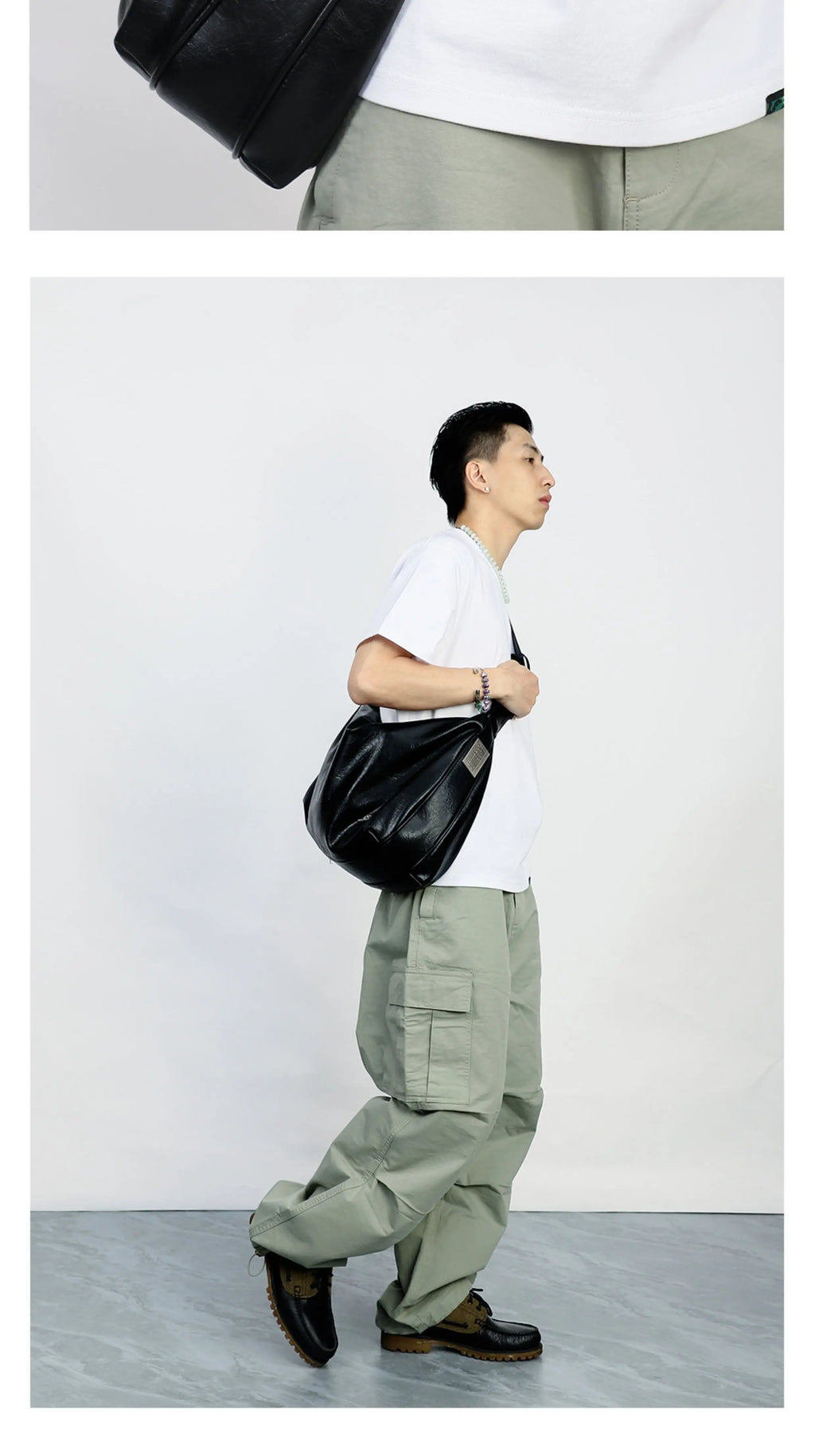 ChillHigh Premium Leather Minimalist Crossbody Bag