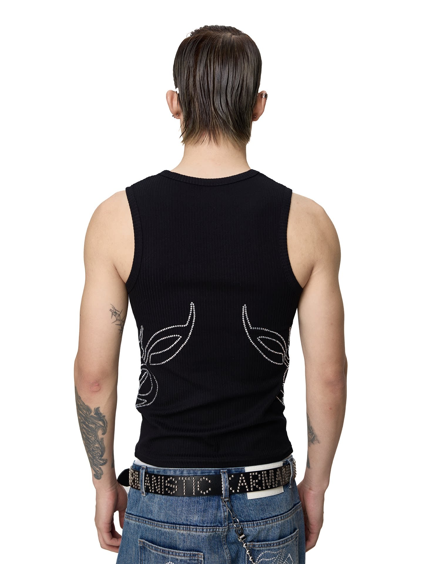 Karmanistic Vintage Slim Fit Hot Diamond Vest