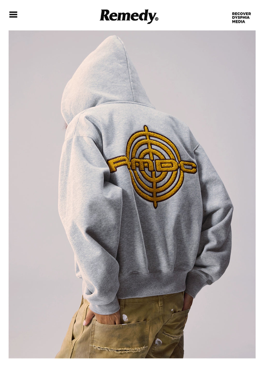 Remedy Guochao RMDC embroidered Zipper Jacket