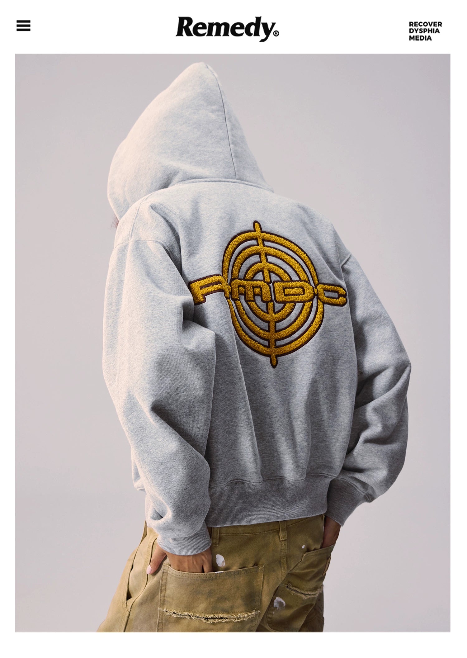 Remedy Guochao RMDC embroidered Zipper Jacket