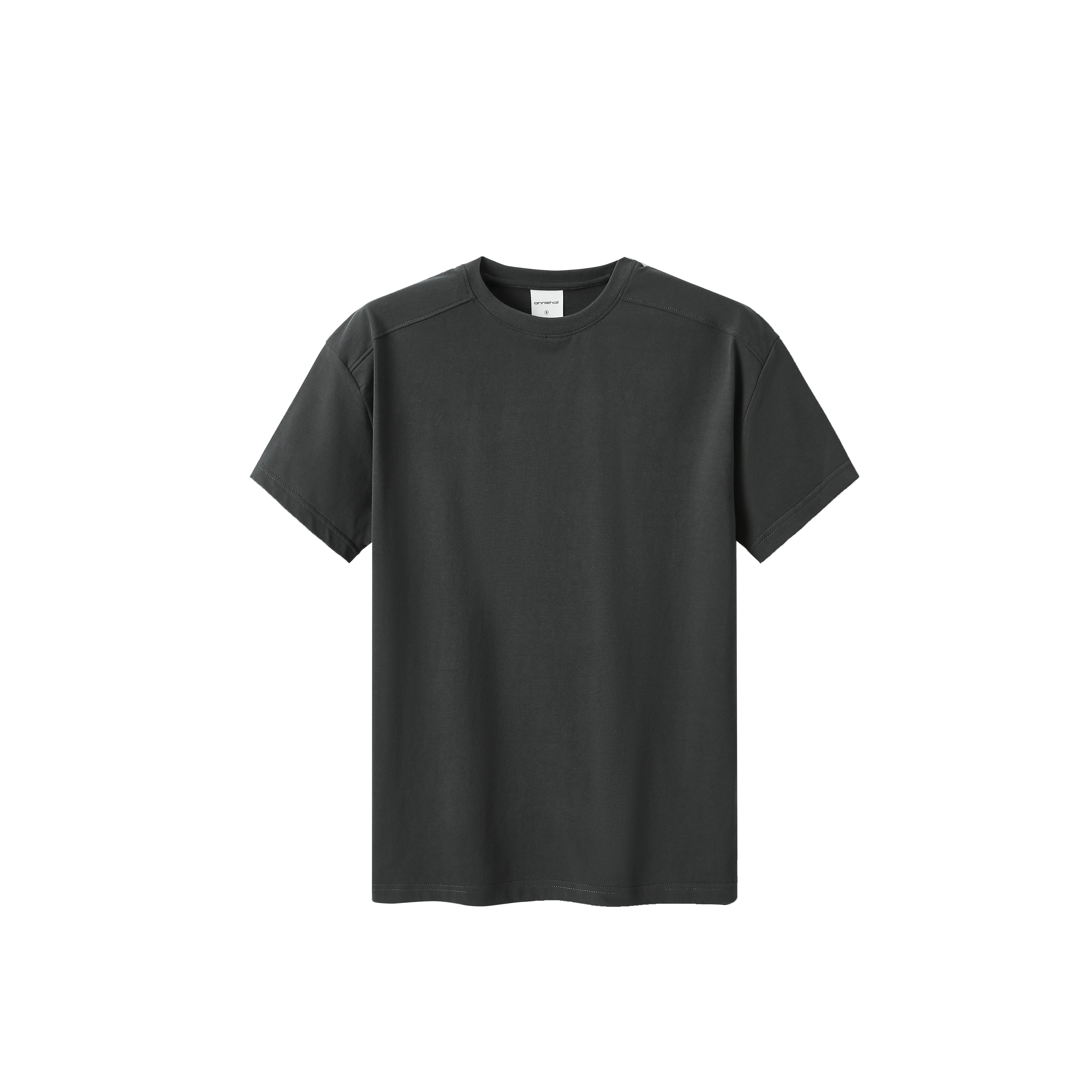 Anniehall Right-angled Shoulder Three-dimensional Cut Special Cuff Tee