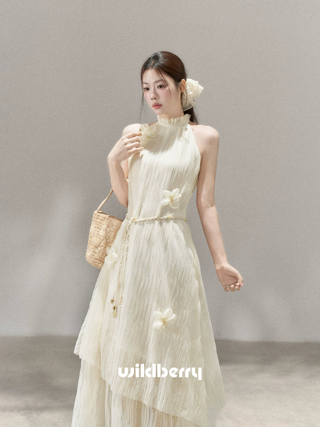 Wildberry Waist Sleeveless Dress