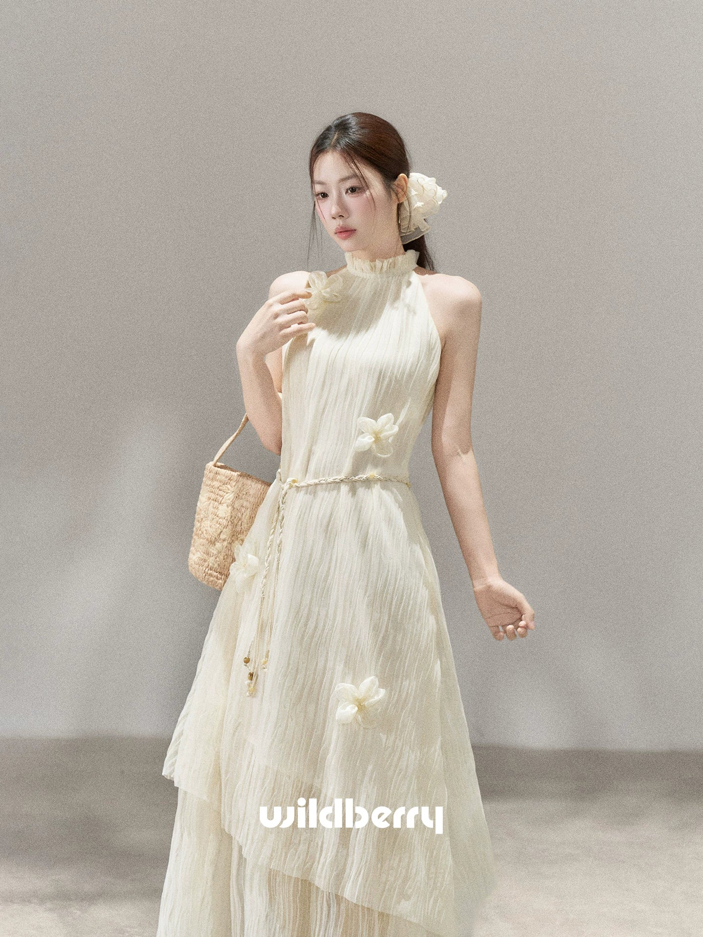 Wildberry Waist Sleeveless Dress