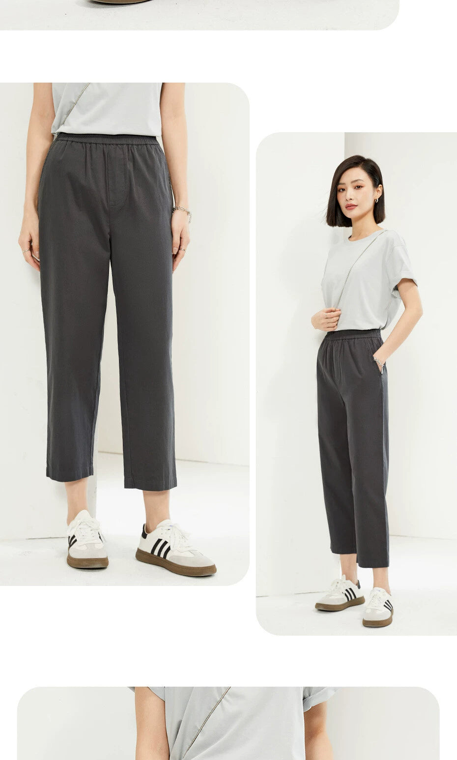 Giordano Straight Lightweight Casual Capris