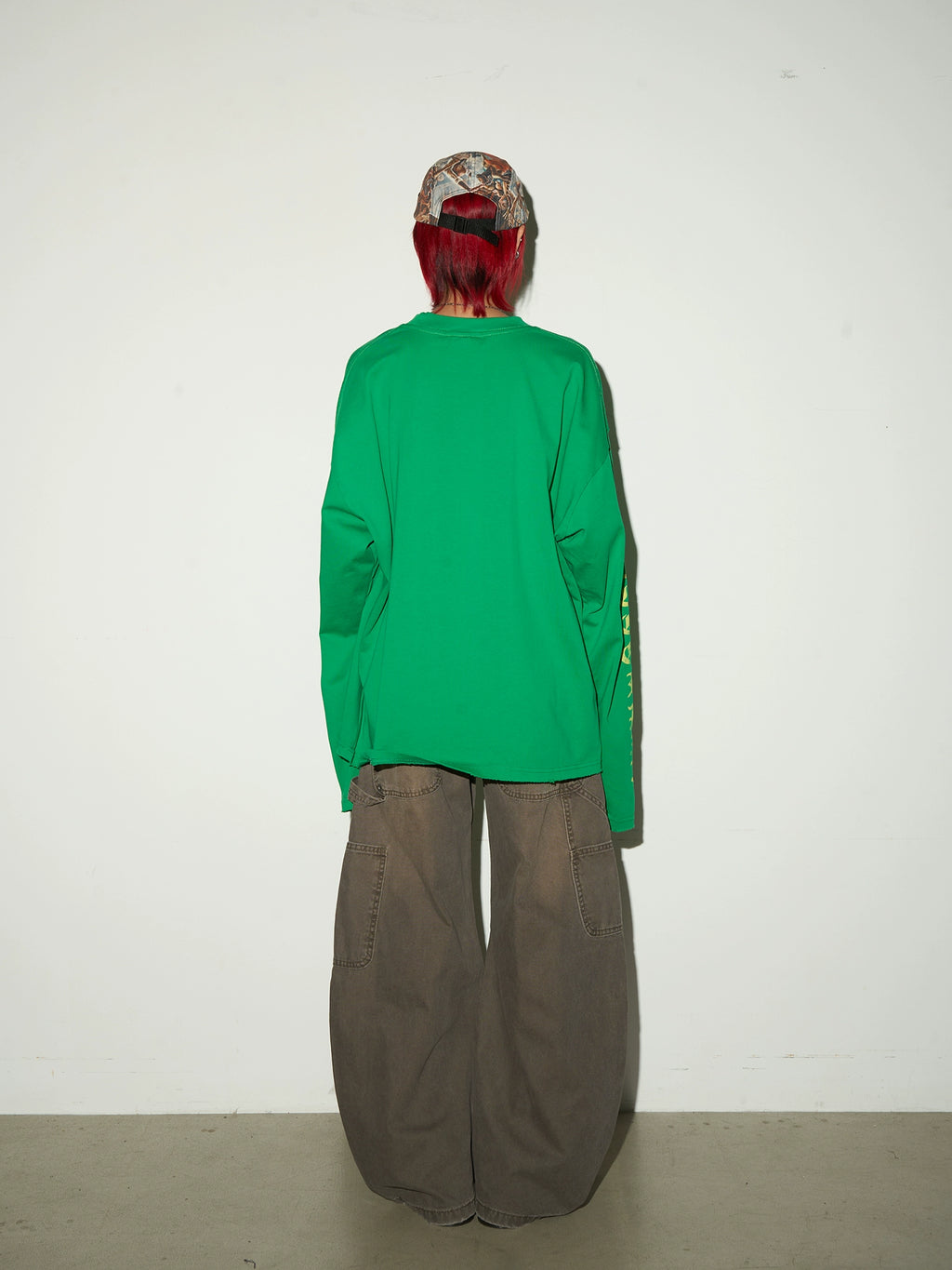 MICHINNYON Letter Print Casual Loose Long Sleeve