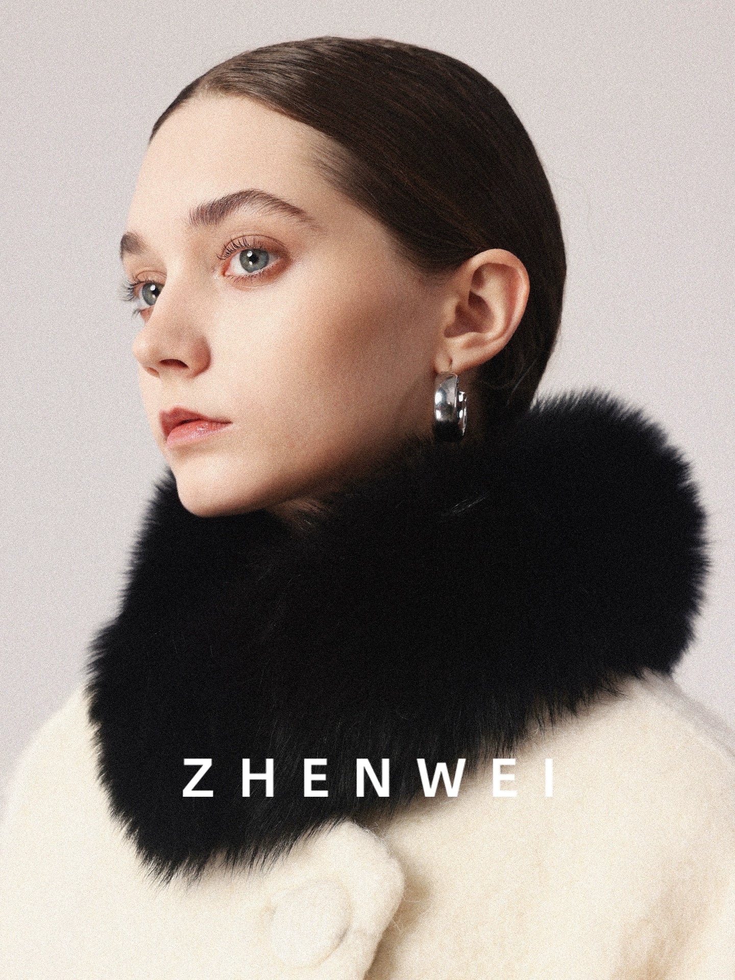 ZHENWEI Real Fox Fur Scarf