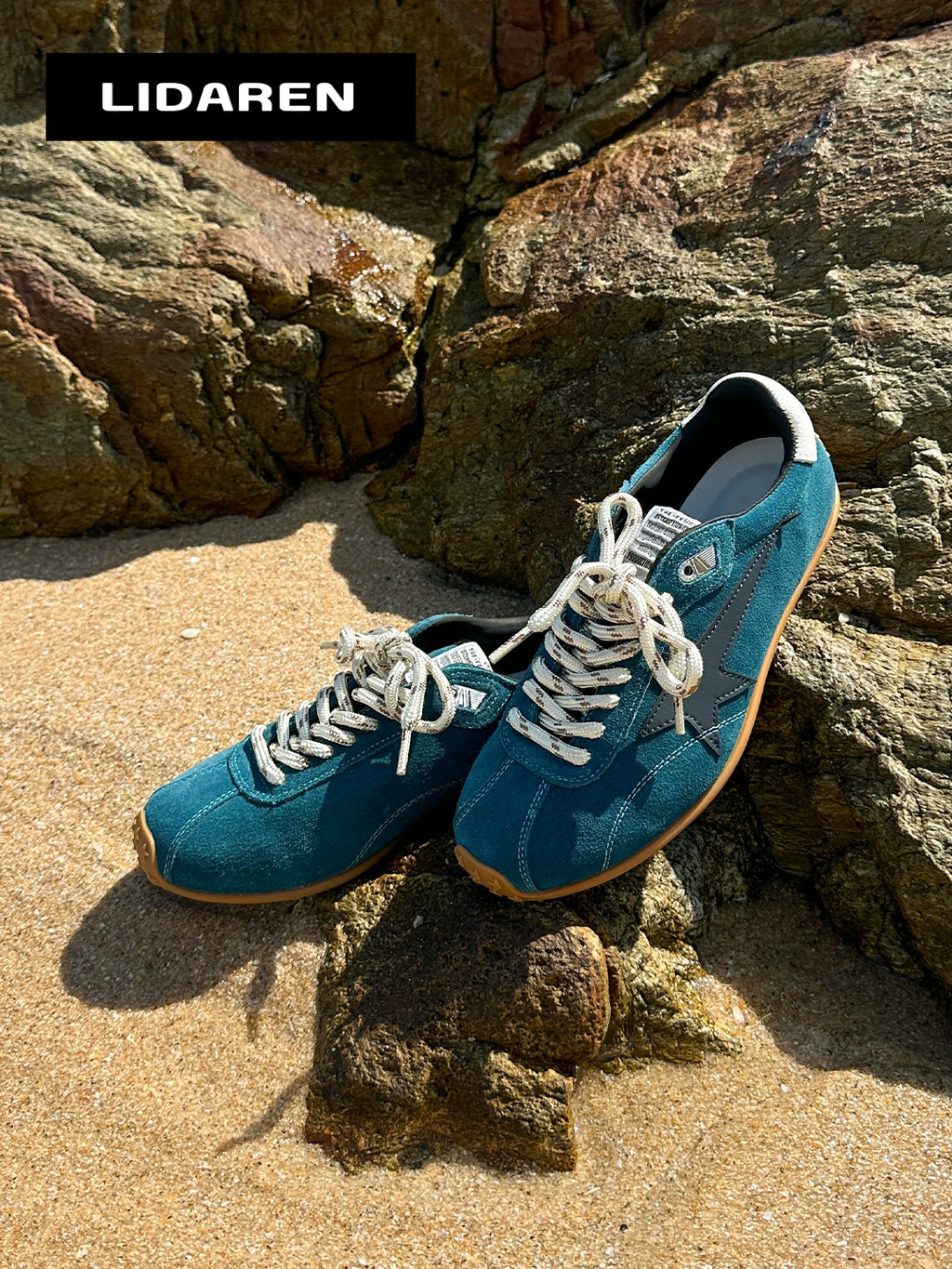 Lidaren Produced Leather Vintage Star Board Shoes