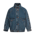11KN Retro Upturned Denim Jacket