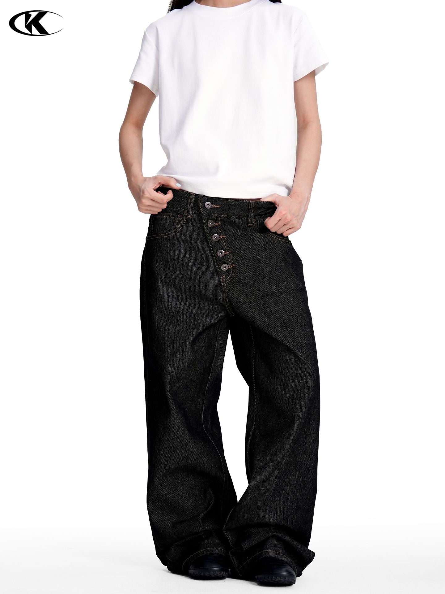 11KN Retro Loose Casual Jeans