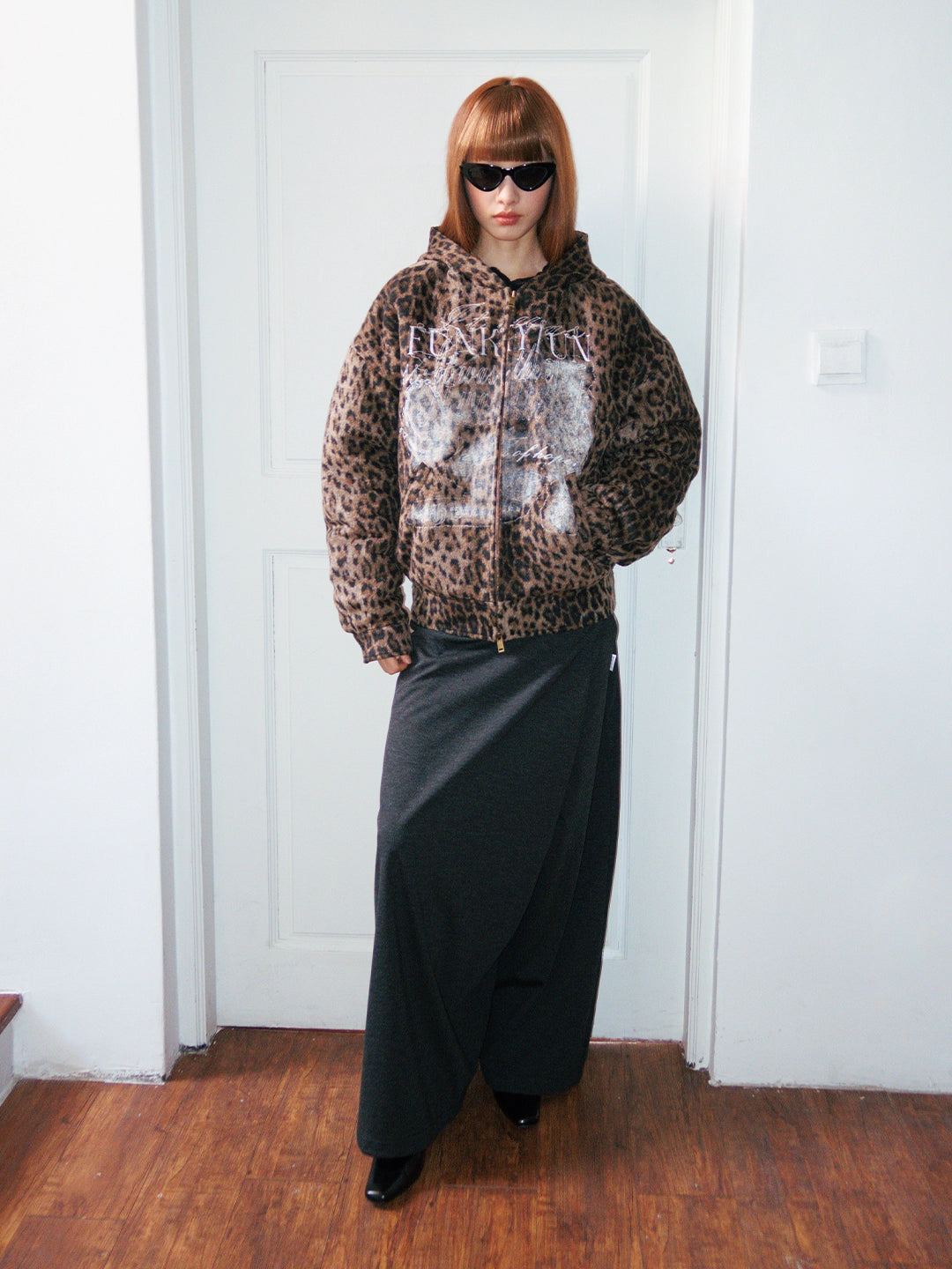 FUNKYFUN Slash-cut Silhouette Culottes