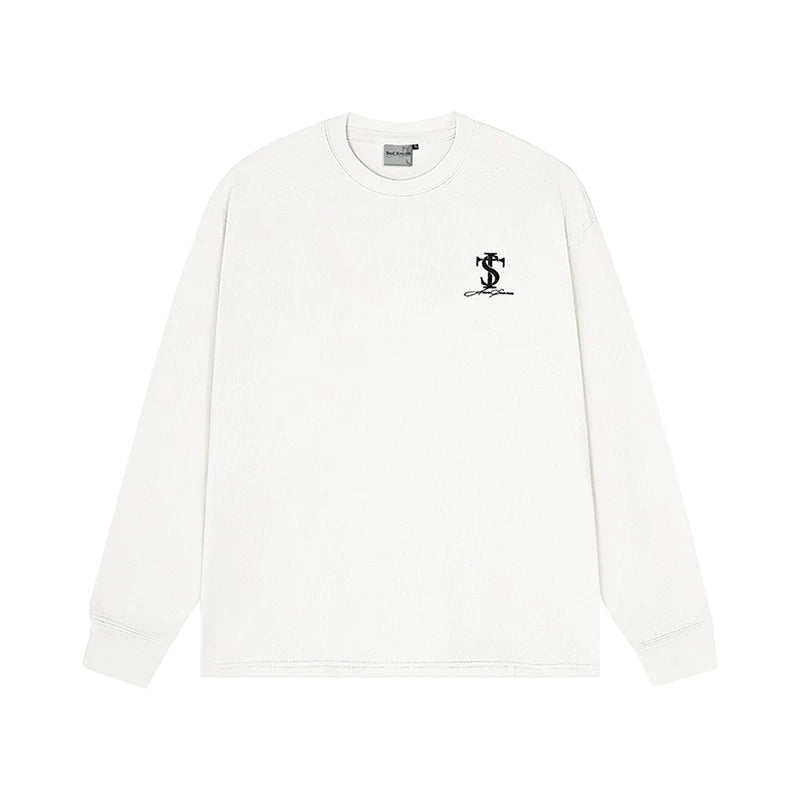 STK Hip Hop Embroidery LOGO Casual Long Sleeve