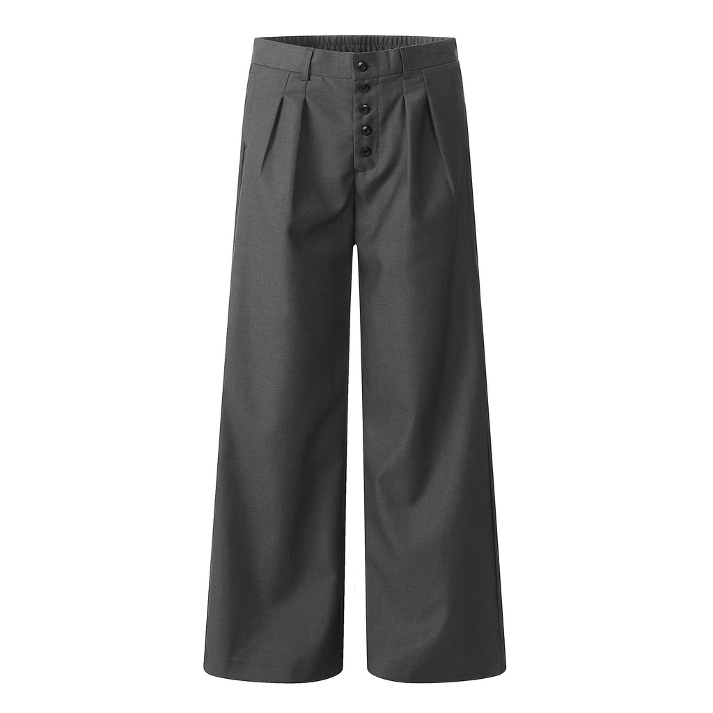 11KN layered drape breasted trousers