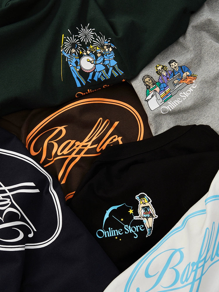 Battles Retro Crew Neck Loose Tee