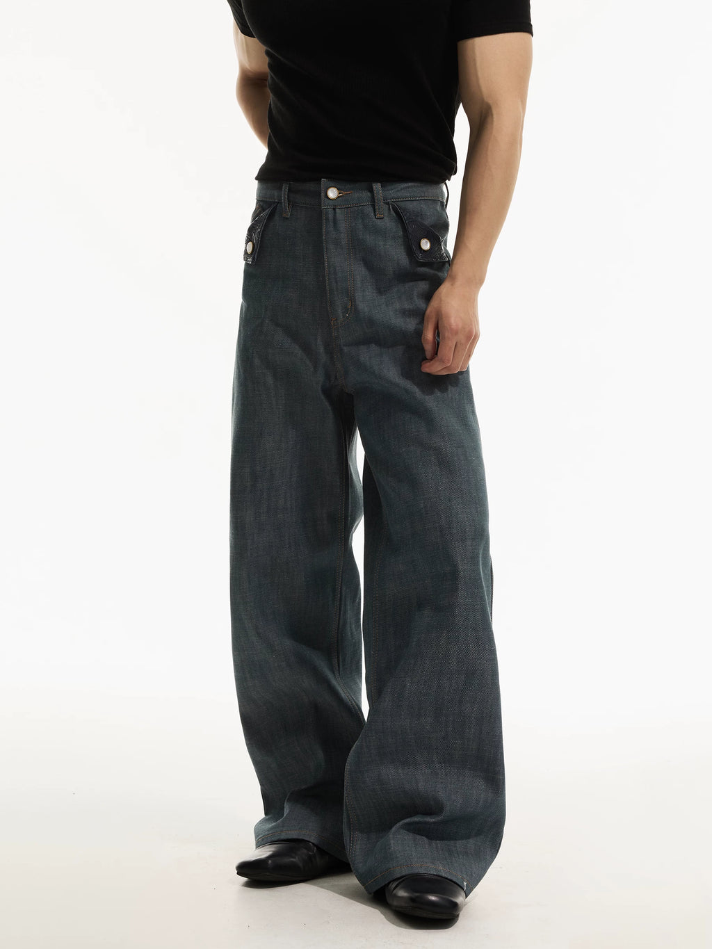 DAY NY Vintage Premium Wide Leg Straight Jeans