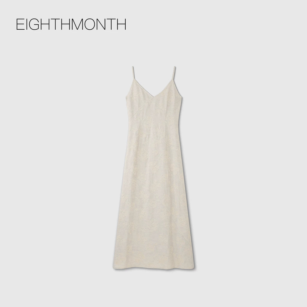 EIGHTHMONTH V-neck Suspender Dress