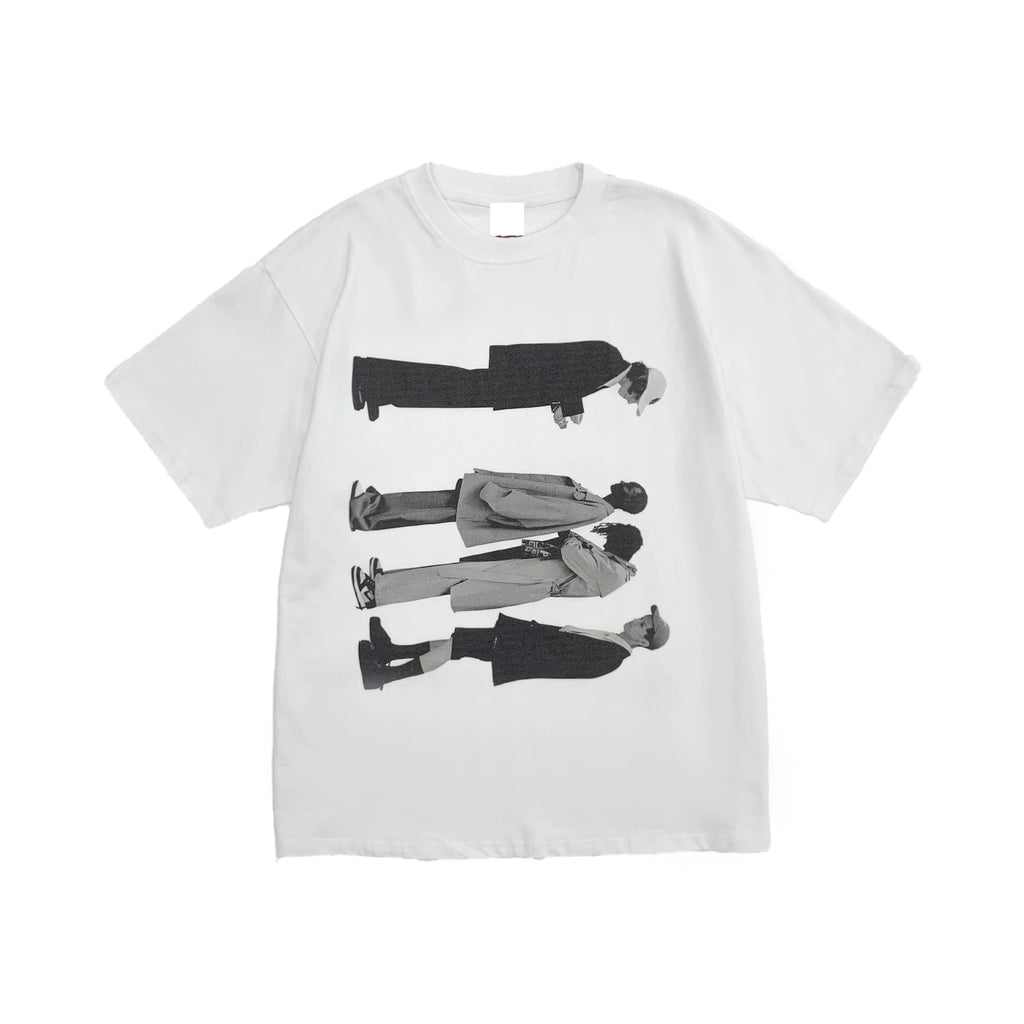 MICHINNYON Hipster Print Loose Round Neck Tee