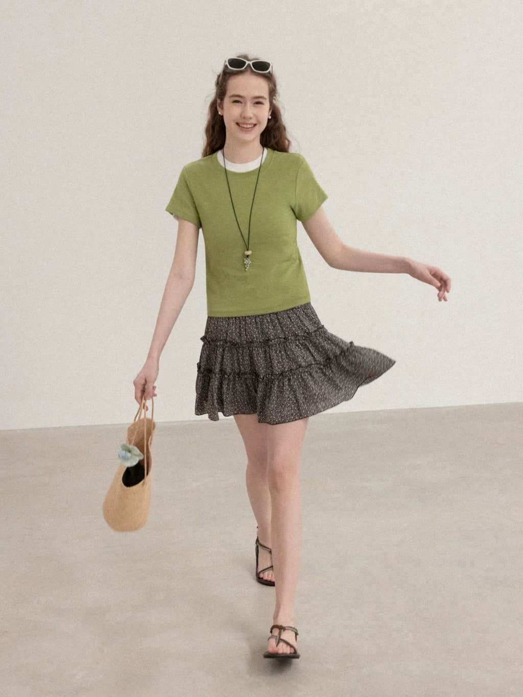 Cantonstory Casual Simple Versatile Tee