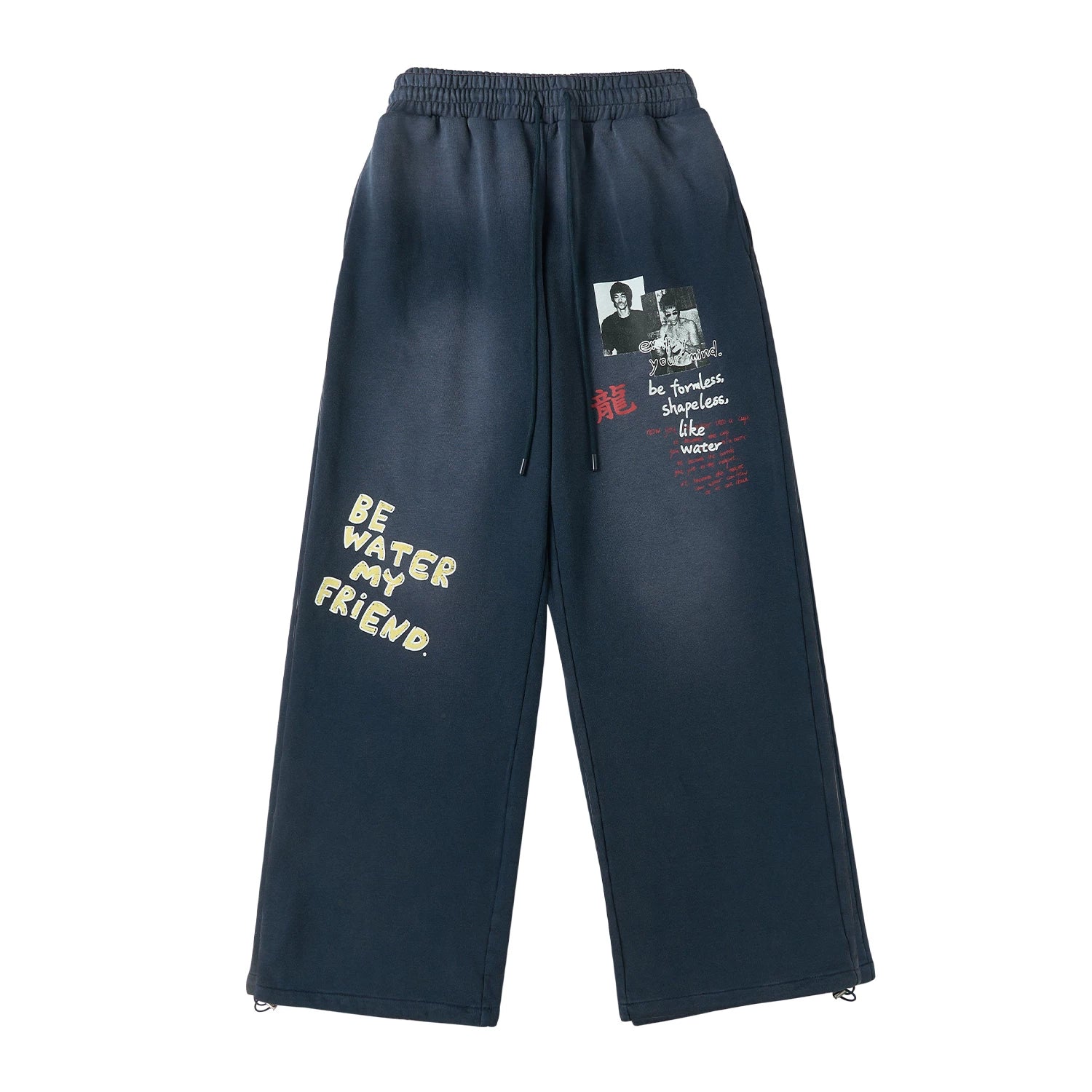 SAXGENWON Wide-leg Straight Sweatpants