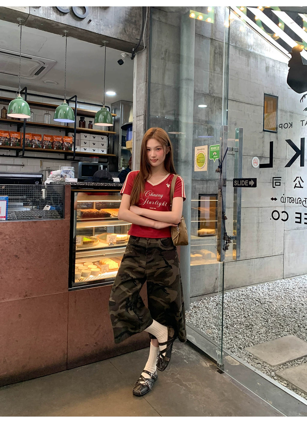 KANO Retro Pouch Camouflage Jeans