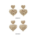 SUMIYAKI Double-sided Relief Retro Love Earrings