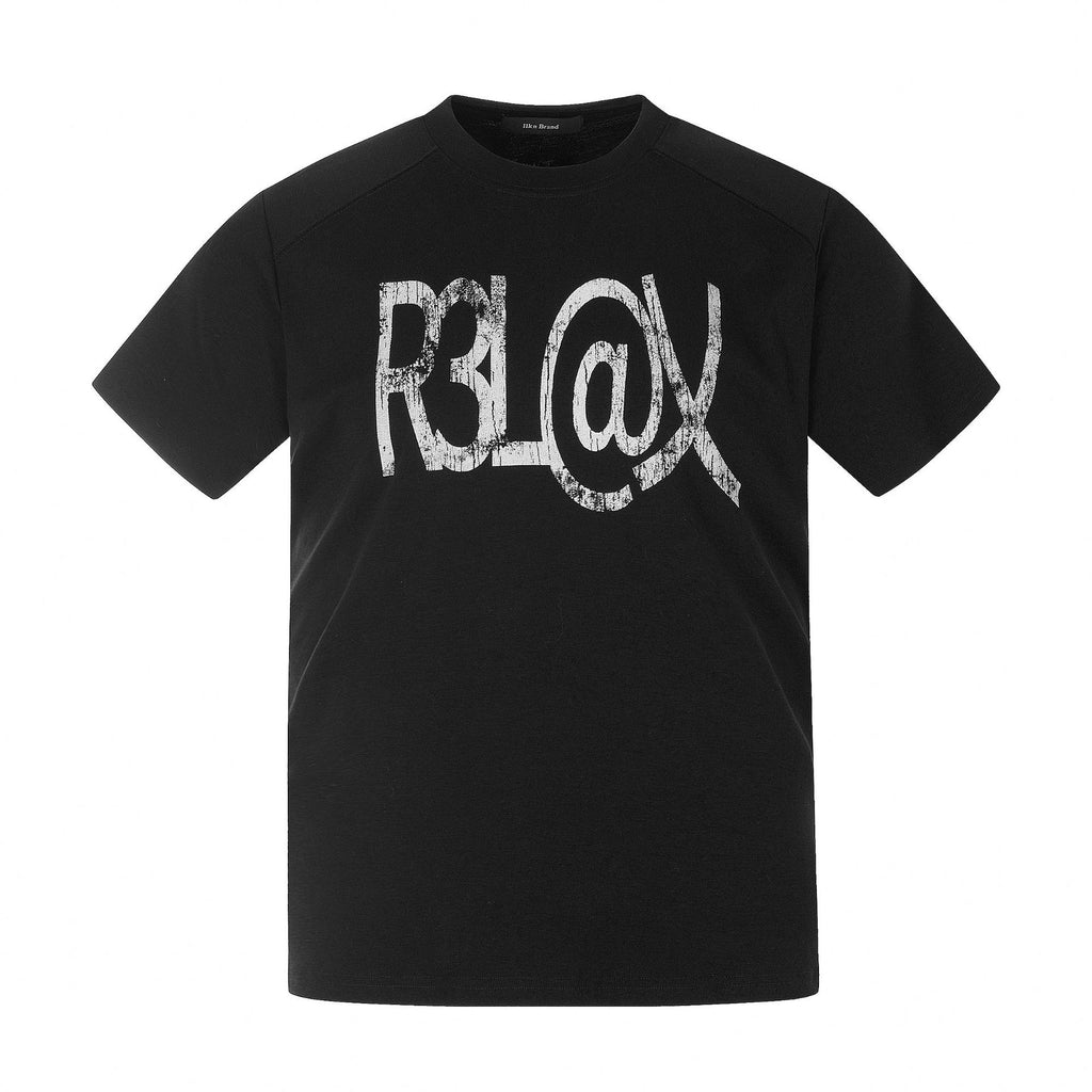 11KN Loose Letter Symbol Printing Casual Tee