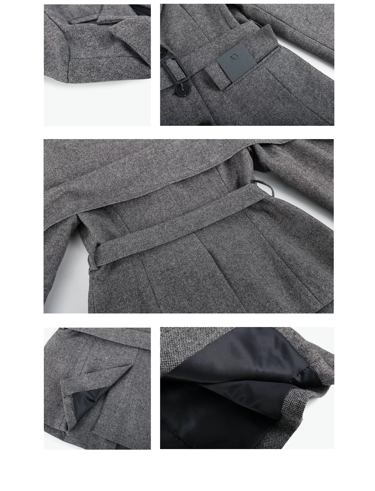 CHUYUQI Skinny Premium Cape Shawl Blazer