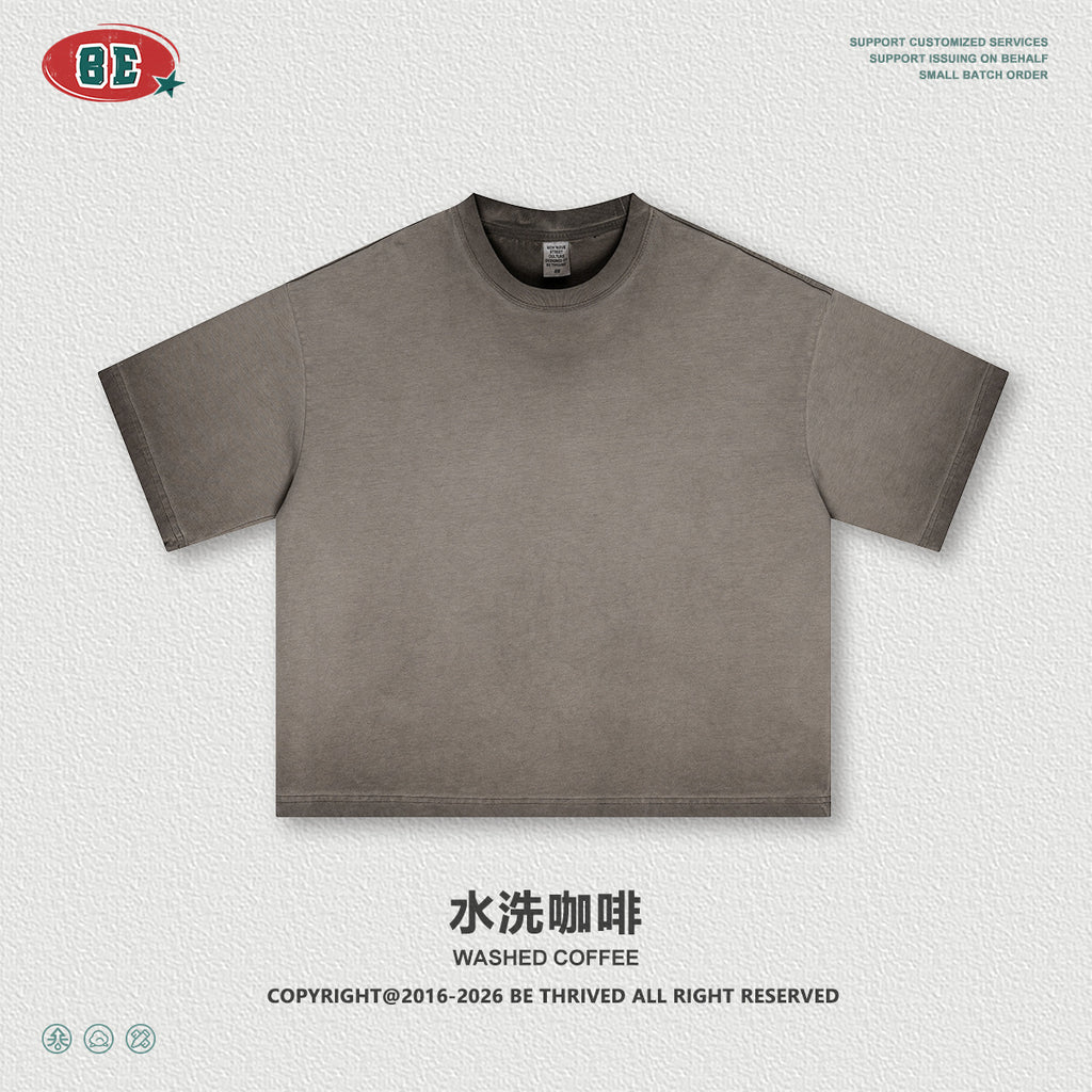 BE Retro Loose Short Wide Casual Tee