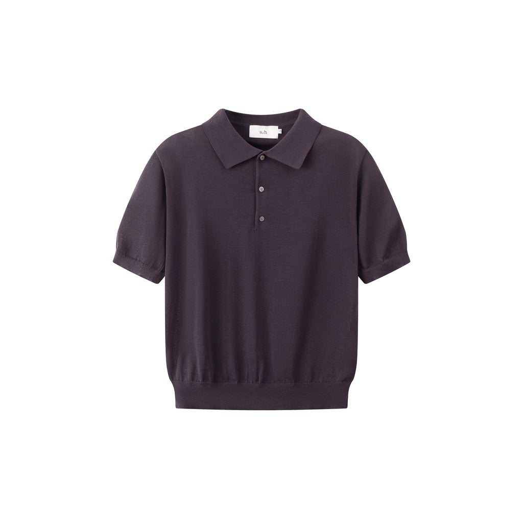 Anniehall Cool Breathable Sweaty Polo Knitted Sweater