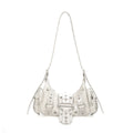 JANDRESS Rivet Shoulder Armpit Bag