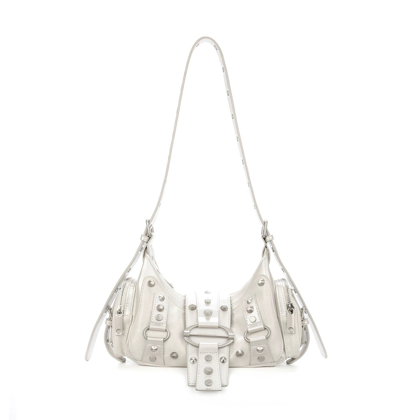 JANDRESS Rivet Shoulder Armpit Bag