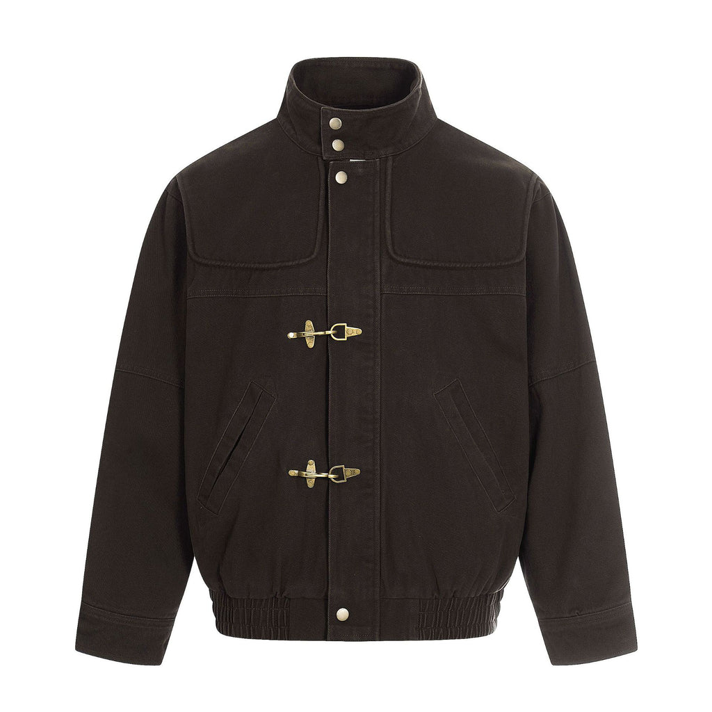 11KN Vintage Front Shoulder Stand-Up Jacket