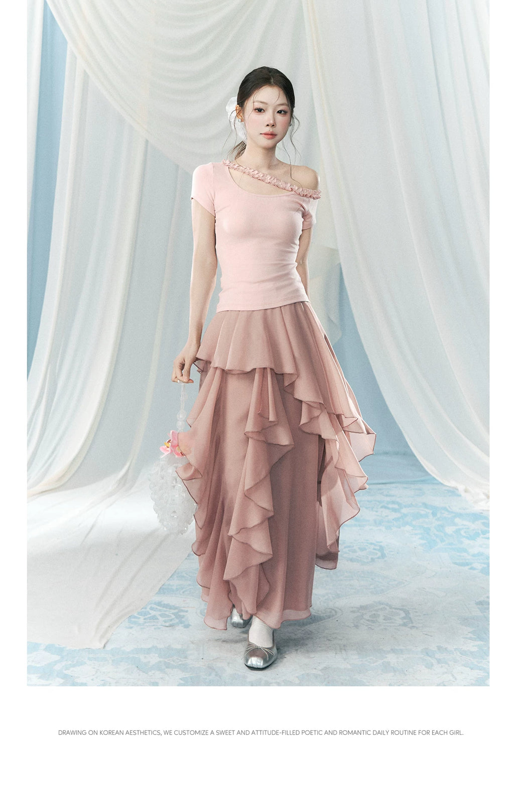 Wildberry Irregular Design High Waist Dress