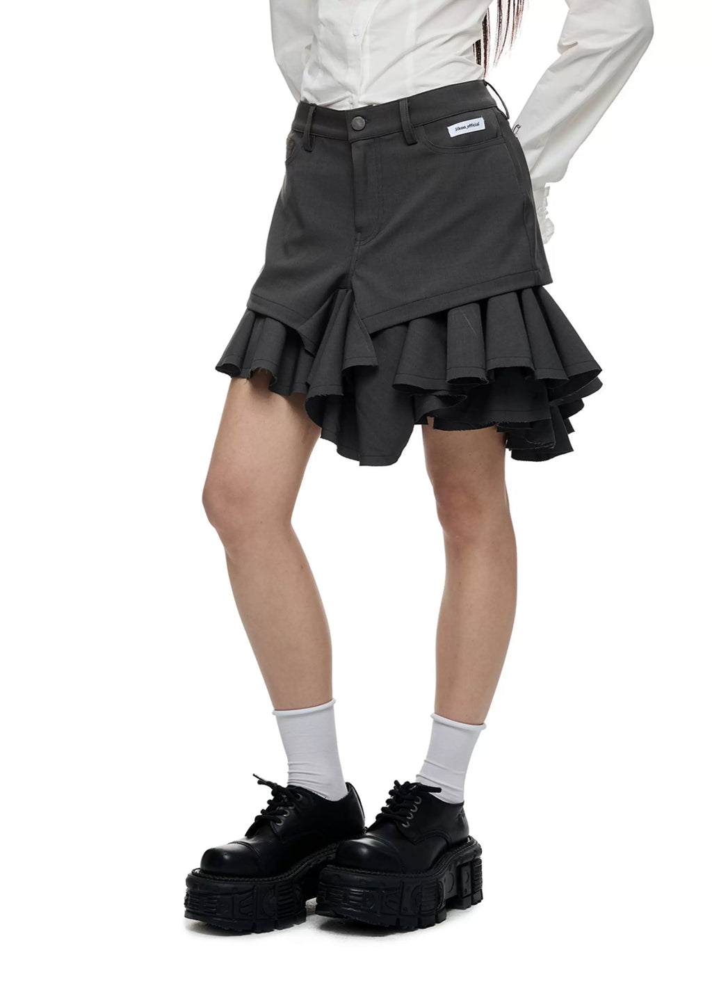 JIKOO Twill Burr Skirt
