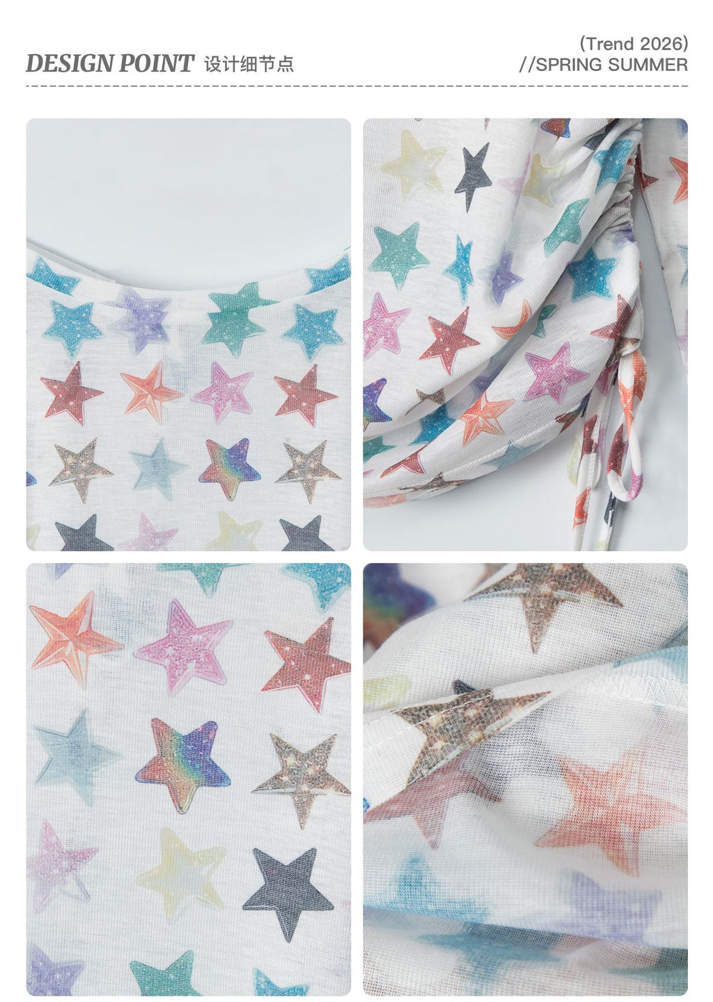 HeyHenry Pentagram Star Waist Long Sleeve