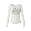 RPB BRAND Vintage Lace Slim-Fit U-Neck Bottom Shirt