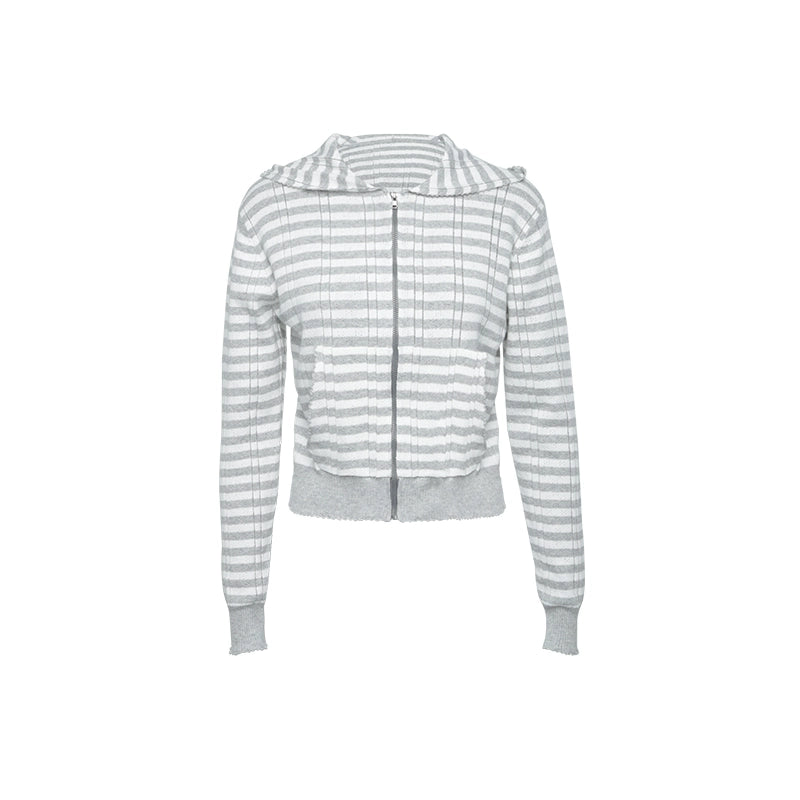 Audwyn Hooded Versatile Knitted Cardigan Jacket