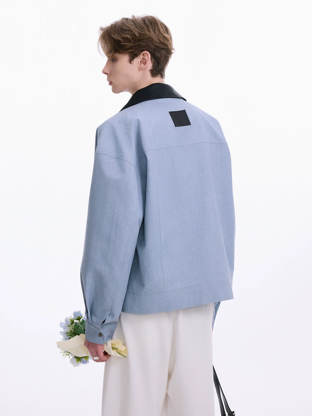 CHOR Color Matching Collar Casual Lapel Jacket
