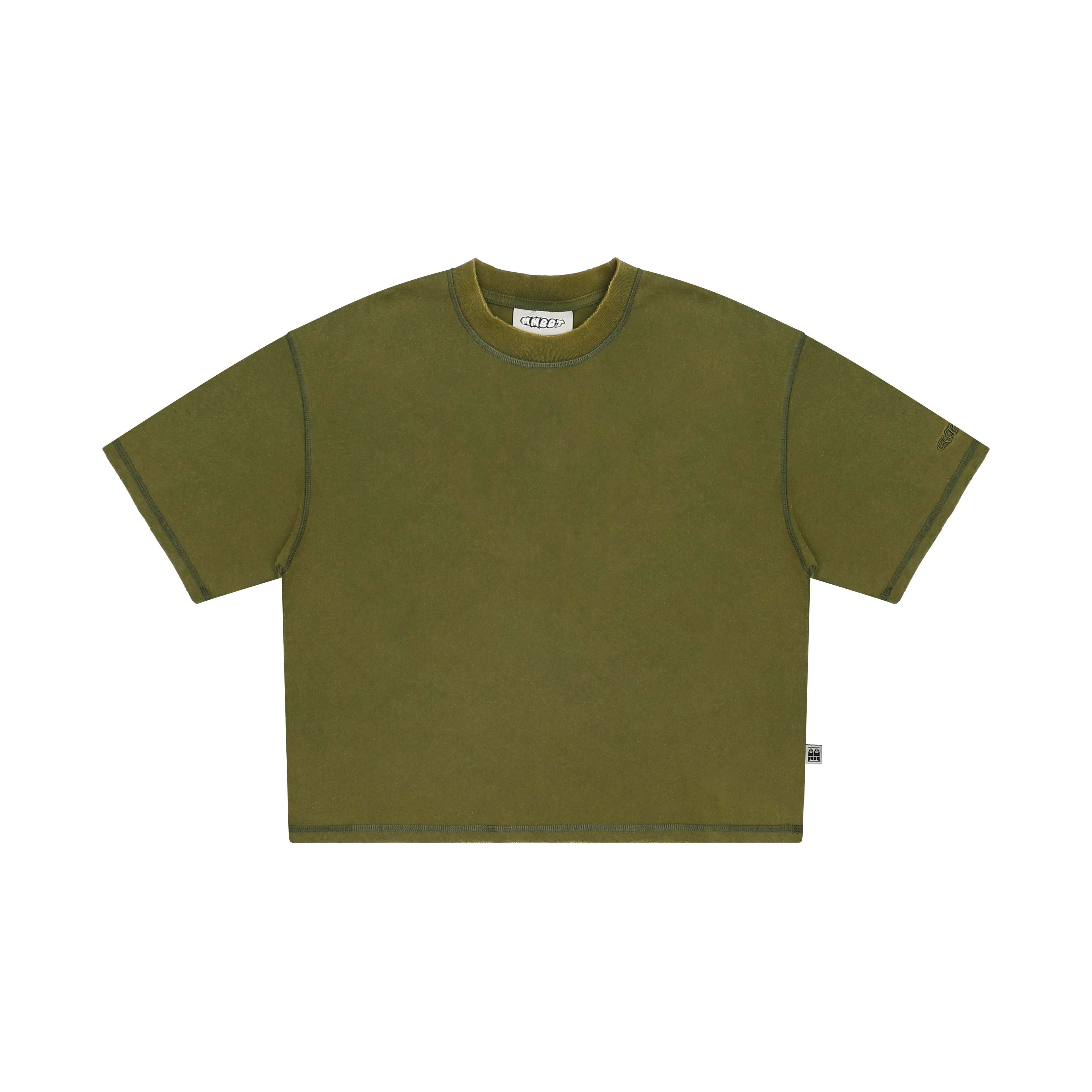 MMBBT Solid Color Worn Washed Old Tee