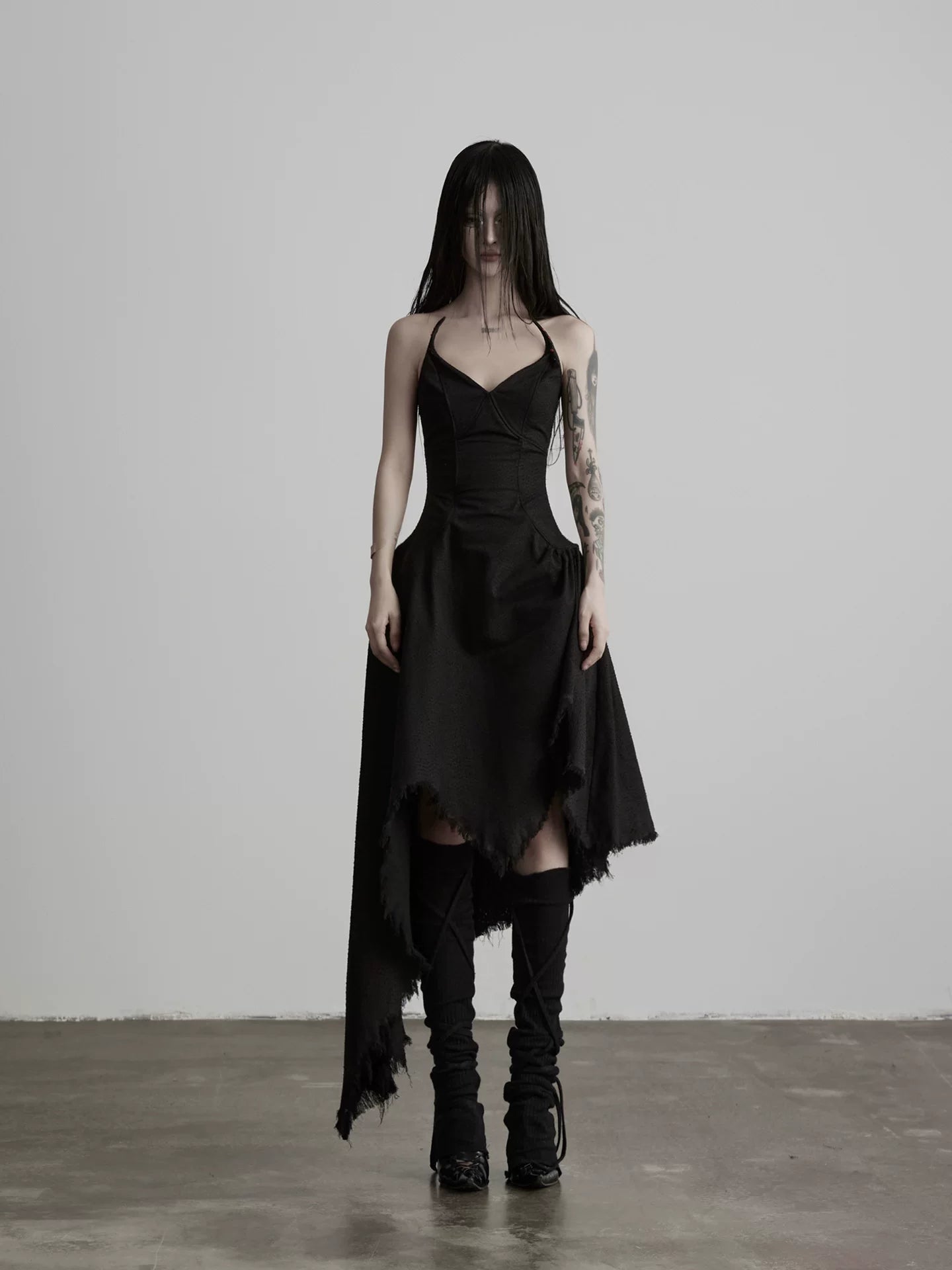 INDULGE Hem Waist Tube Top Dress