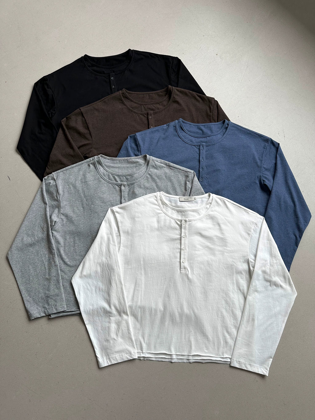 Erole Lazy Slack Versatile Basic Long Sleeve
