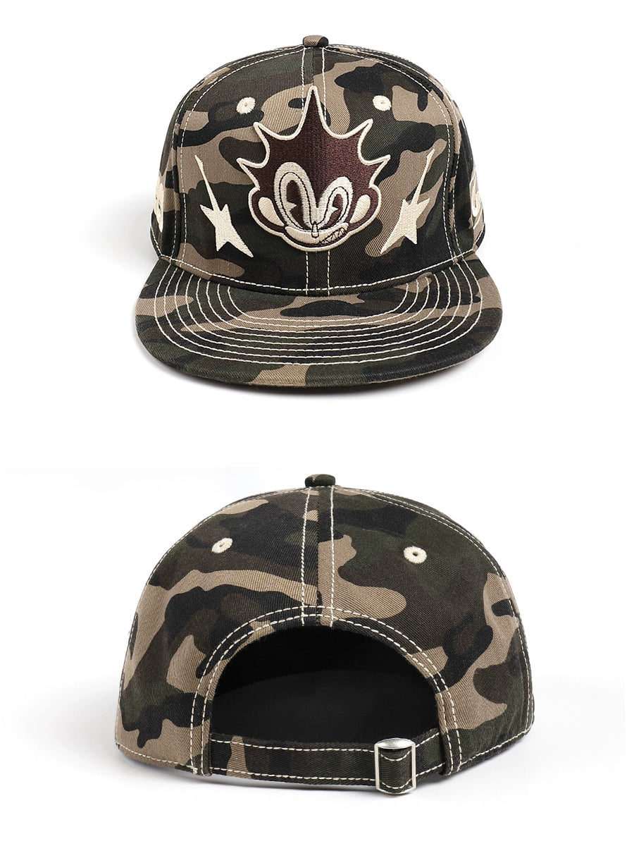 DND4DES Hip Hop Versatile Three-dimensional Embroidery Embroidery Camouflage Baseball Cap