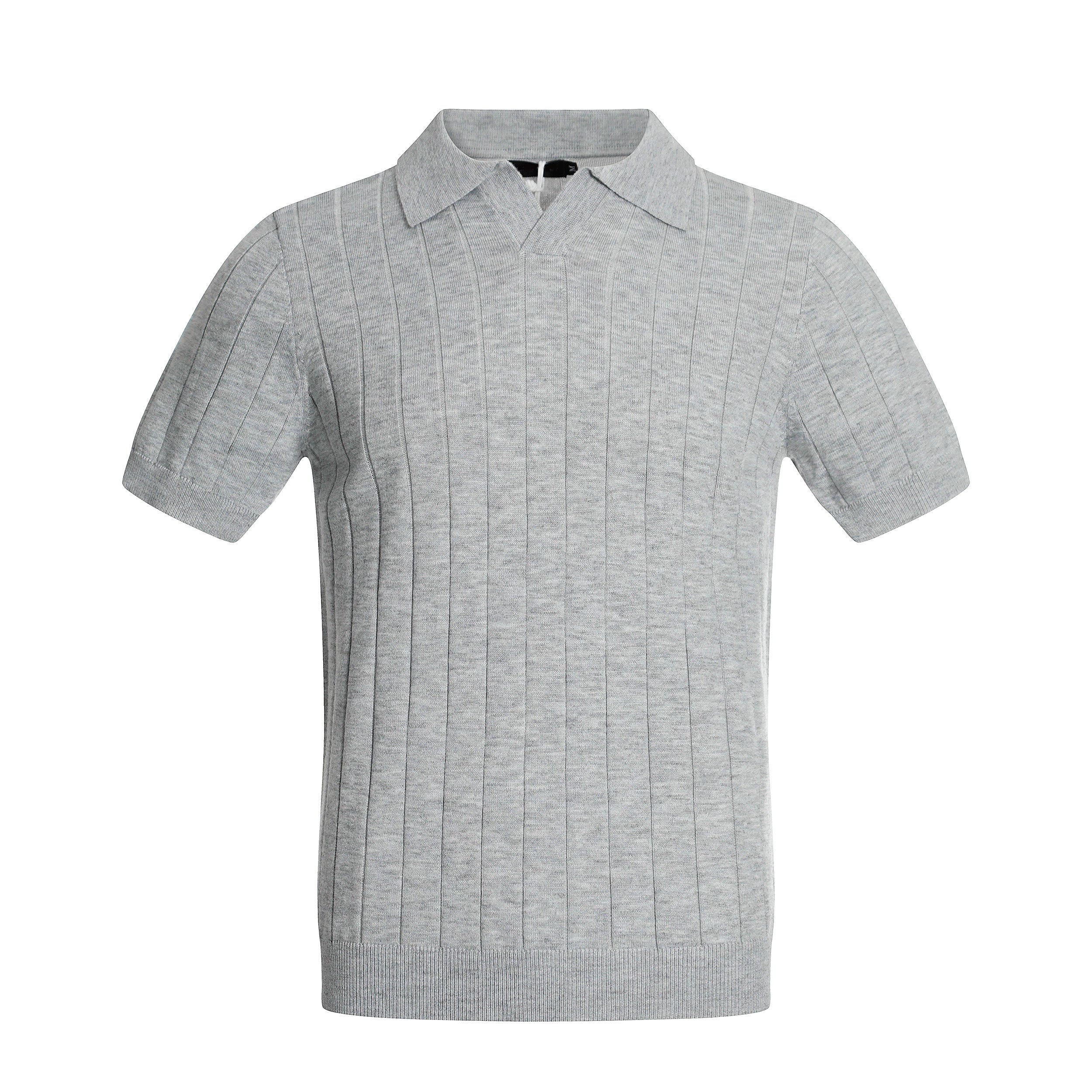 MADWITC Retro Knitted Simple Casual Polo Shirt