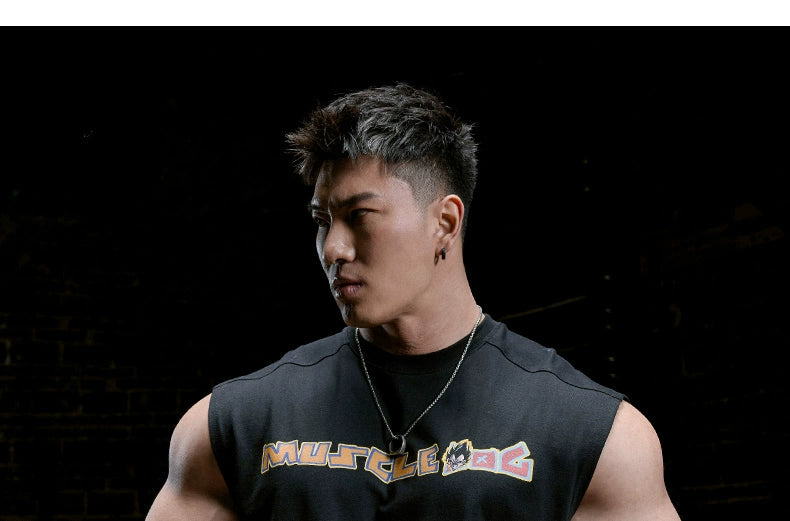 Muscle Dog Cool Breathable Vest Sleeveless Vest